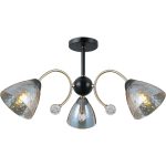 Люстра на штанге Illumico IL0230-3CSQ-29 BK AB