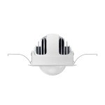 Встраиваемый светодиодный светильник Fiberli 100104Е75(W) 12130401