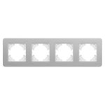 Рамка на 4 поста алюминиевая Arlight FRM-AKIRY-SFAL-4-SR 049743