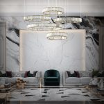 Подвесная люстра Loft IT Crystal ring 10135/5 Gold