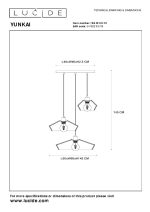 Подвесной светильник Lucide Yunkai 10413/03/72