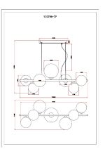 Подвесная люстра Moderli Renny V10796-7P