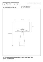 Настольная лампа Lucide Extravaganza Velvet 10501/81/37