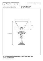 Настольная лампа Lucide Extravaganza Coconut 10505/81/02