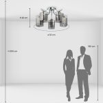 Потолочная люстра De Markt City Олимпия 106010105