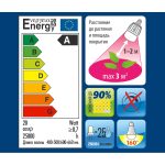 Лампа светодиодная для растений (11098) Uniel E27 20W прозрачная LED-M80-20W/SP/E27/CL ALS55WH