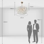 Подвесная люстра De Markt Бриз 111015807