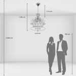 Подвесная люстра De Markt Бриз 111018104