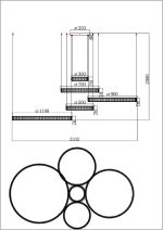 Подвесной светодиодный светильник Divinare Renata 1135/17 SP-195