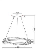 Подвесной светильник Divinare Millie 1136/17 SP-36