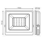 Прожектор светодиодный Gauss 30W 613100330