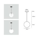 Подвесной светодиодный светильник Fiberli SharSan 12110501