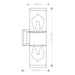 Уличный настенный светильник Feron Бостон DH1302 51331