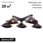 Потолочная люстра Lussole Loft LSP-9535