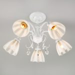 Люстра на штанге Eurosvet 30155/5 белый