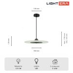 Подвесной светильник Lightera Tekapo LE127L-40B