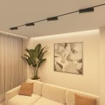 Трековый однофазный светильник Denkirs Edder DK6434-BK