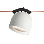 Трековый однофазный светильник Denkirs Belty spot DK5540-WH+BK