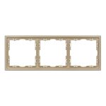 Рамка пластиковая Arlight FRM-NOBE-SFPL-3-GD 054221