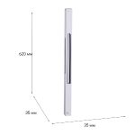 Трековый магнитный светильник Reluce 13003-9.3-001UR magnetic LED20W BK