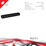 Трековый магнитный светильник Reluce 13004-9.3-001UR magnetic LED12W BK