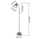 Торшер Reluce 13018-0.6-01 SL