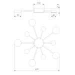 Потолочный светильник Eurosvet Nitrino 90242/10 хром