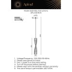 Подвесной светильник Aployt Olimp APL.045.16.10