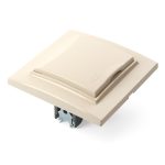 Розетка 1-местная с крышкой Stekker PST16-9012-02 с защитной шторкой 39238