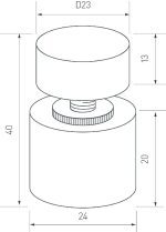 Диммер Arlight SR-NAVE-R24-2CH-BK (12-24V, 96-192W, DIM-CCT) 046134