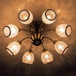 Потолочная люстра Eurosvet 30026/8 античная бронза