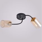 Потолочный светильник Reluce 01608-0.3-02 BK+BRASS