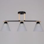 Потолочный светильник Reluce 11630-0.3-03 BK+WOOD