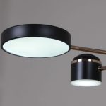 Люстра на штанге Reluce 13289-4.3-06 BK+GD CR