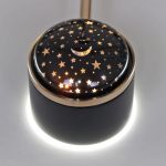 Люстра на штанге Reluce 13289-4.3-06 BK+GD CR