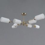 Люстра на штанге Illumico IL0737-8ASQ-25 AB NAPLES