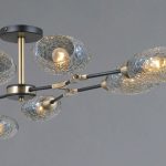 Люстра на штанге Illumico IL0272-8CSQ-25 BK AB TRENTO