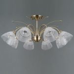 Люстра на штанге Illumico IL0594-8CSQ-25 AB AREZZO