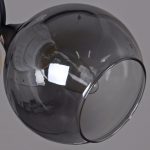 Люстра на штанге Reluce 06780-0.3-03 BK+WOOD