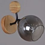 Бра Reluce 06780-0.2-01 BK+WOOD