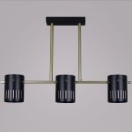 Потолочная люстра Reluce 06675-0.3-03 GD+BK GX53