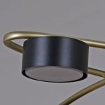 Потолочная люстра Reluce 06658-0.3-08 GD+BK GX53