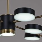 Люстра на штанге Reluce 06369-0.3-08 COP+BK