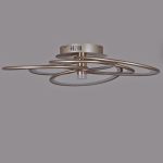 Потолочная люстра Reluce 09246-0.3-3+3 Champaign silver