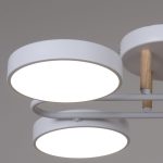 Потолочная люстра Reluce 03322-0.3-08 WH+WOOD