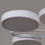 Потолочная люстра Reluce 03322-0.3-08 WH+WOOD