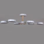 Люстра на штанге Reluce 03335-0.3-06 WH+WOOD