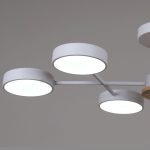 Люстра на штанге Reluce 03335-0.3-06 WH+WOOD