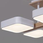 Потолочная люстра Reluce 03359-0.3-06 WH+WOOD