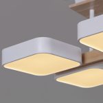 Потолочная люстра Reluce 03359-0.3-06 WH+WOOD